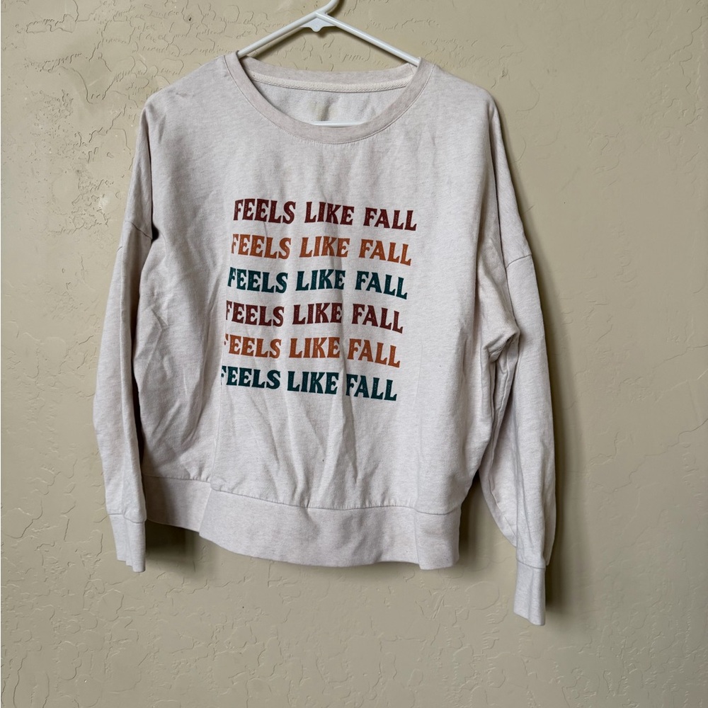 Feels Like Fall Women's Sweater - Cream
